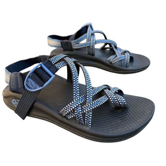 Chaco Women's Z Eddy X2 Slingback Sandals Blue Casual Summer Shoes - Picture 4 of 12